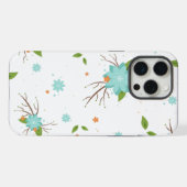 Motif sans couture de fleurs naturelles (Verso Horizontal)