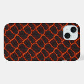 Motif sans couture de flux de lave (Verso Horizontal)