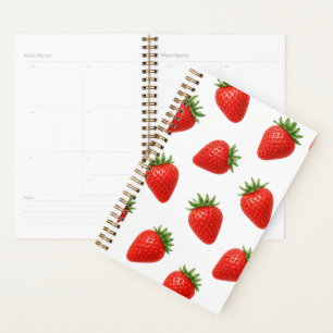Motif sans couture de fraise Mignonne Fruit rouge 