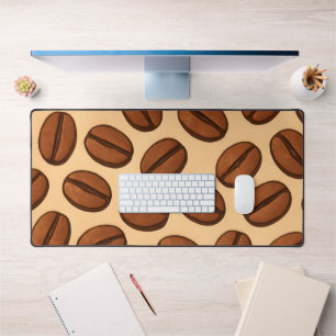 Motif sans couture de grains de café Café Brun C
