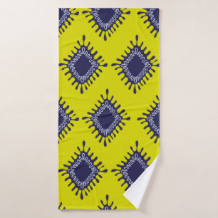 Motif sans couture de la tribu ikat moderne