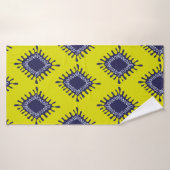 Motif sans couture de la tribu ikat moderne (Serviette de bain)