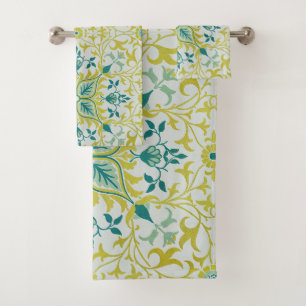 Motif sans couture de plafond William Morris vert