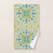 Motif sans couture de plafond William Morris vert  (Serviette à main)