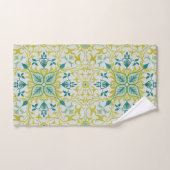 Motif sans couture de plafond William Morris vert  (Serviette à main)