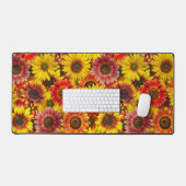 Motif sans couture de tournesols (Clavier et souris)