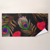 Motif sans couture décorative avec belle waterco (Serviette de bain)