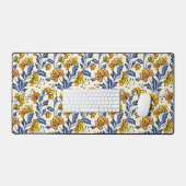 Motif sans couture époustouflant de fleurs et de f (Clavier et souris)