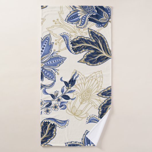 Motif sans couture ethnique avec ornement indien. (Serviette de bain)