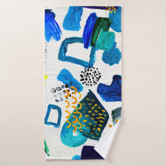 Motif sans couture fait par des coups de peinture 