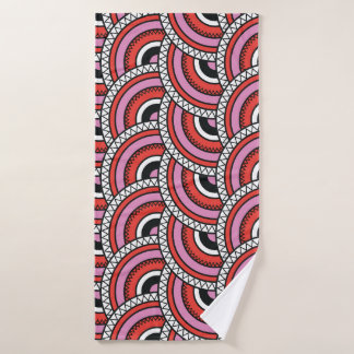Motif sans couture géométrique rétro