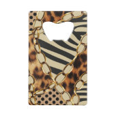 Motif sans couture Leopard Poster de animal (Dos)
