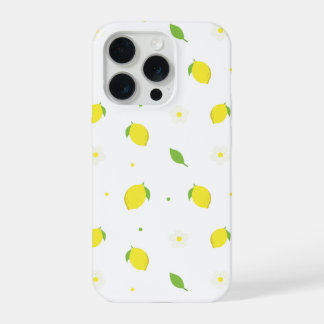 Motif sans couture orange jaune avec fleurs blanch