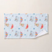 Motif sans couture Skydiver Cat (Serviette à main)