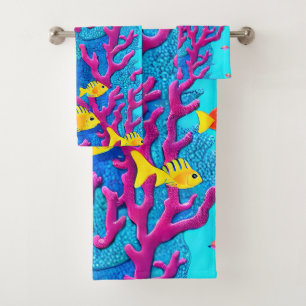 Motif sans fil de poissons tropicaux