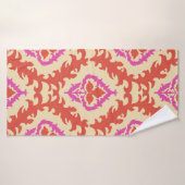 Motif sans fil ornemental avec le centre tradition (Serviette de bain)