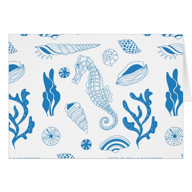 Motif sans joint avec coquillages (Devant horizontal)