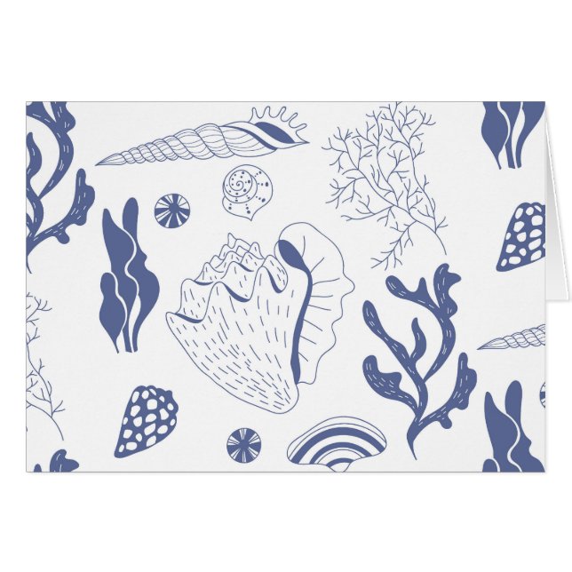 Motif sans joint avec coquillages (Devant horizontal)