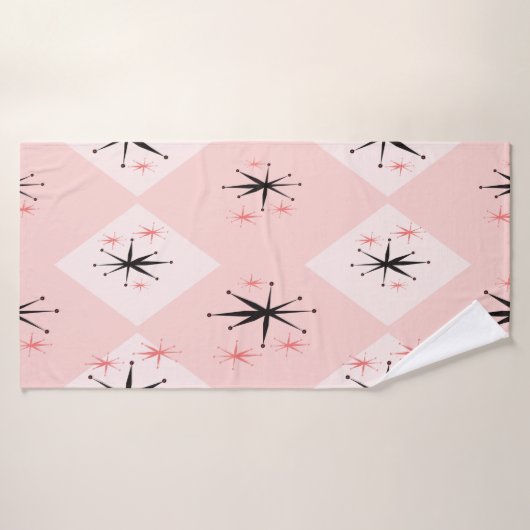 Motif sans soudure à l'ère atomique inspiré de  (Serviette de bain)