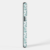 Motif sarcelle damas feuille (Côté droit)