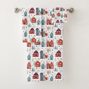 Motif scandinave d'art populaire de Chambre