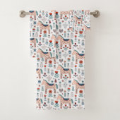 Motif scandinave d'art populaire de cheval (En situation)