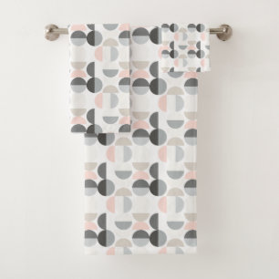 Motif scandinave de demi-cercle de style