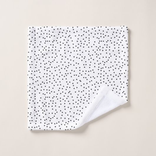 Motif scandinave de triangle de style (Gant de toilette)