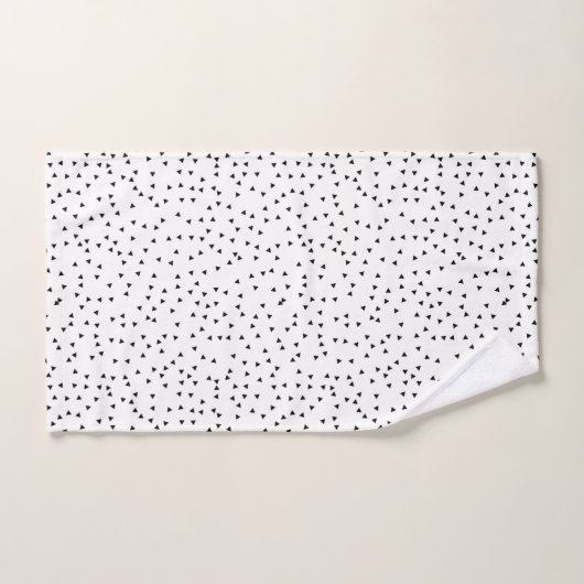 Motif scandinave de triangle de style (Serviette à main)