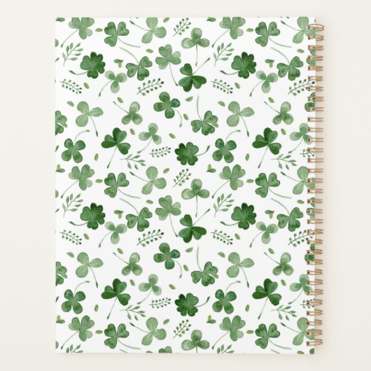 Motif Shamrock Aquarelle douce (Dos)