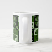 Motif shamrock Checkerboard Mug (Dos)