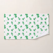 Motif Shamrock irlandais vert dégradé (Serviette à main)