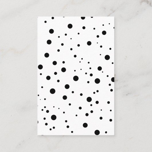 Motif simple Carte de visite (Dos)