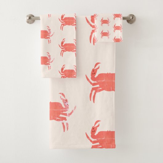 Motif Simple Crabe Océan Ton Terreux (En situation)