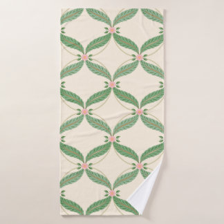 Motif simple et transparent. Grille de feuilles et