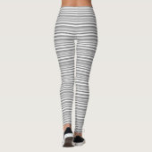 motif simple, rayé, leggings bleu et olive (Dos)