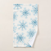Motif Snowflake (Serviette à main)