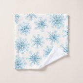 Motif Snowflake (Gant de toilette)