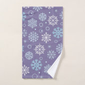 Motif Snowflake (Serviette à main)