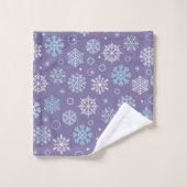Motif Snowflake (Gant de toilette)
