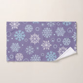 Motif Snowflake (Serviette à main)