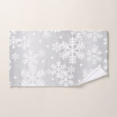 Motif Snowflake (Serviette à main)