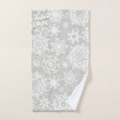 Motif Snowflake (Serviette à main)