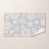 Motif Snowflake (Serviette à main)