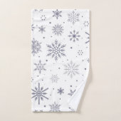 Motif Snowflake (Serviette à main)