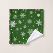 Motif Snowflake (Gant de toilette)