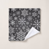 Motif Snowflake (Gant de toilette)