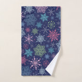 Motif Snowflake (Serviette à main)