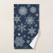 Motif Snowflake (Serviette à main)