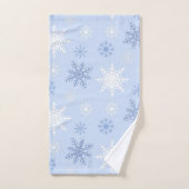 Motif Snowflake (Serviette à main)